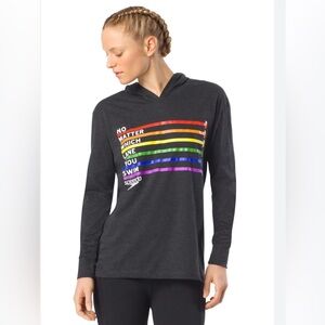 Speedo Rainbow 🌈 LGBTQ+ Pride longsleeve shirt hoodie XSmall